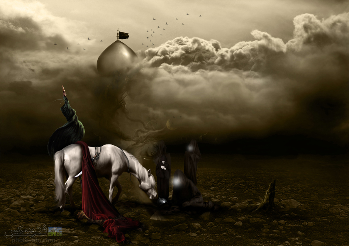 Ashura Picture: Zoljanah, Horse of Imam Hossein