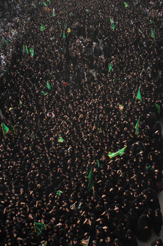 Assembly of Shia Women in Karbala, Ashura 2013