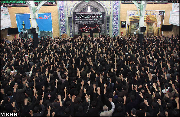 Azadari of Shia Moslems in Iran. Muharram 2013 Ashura